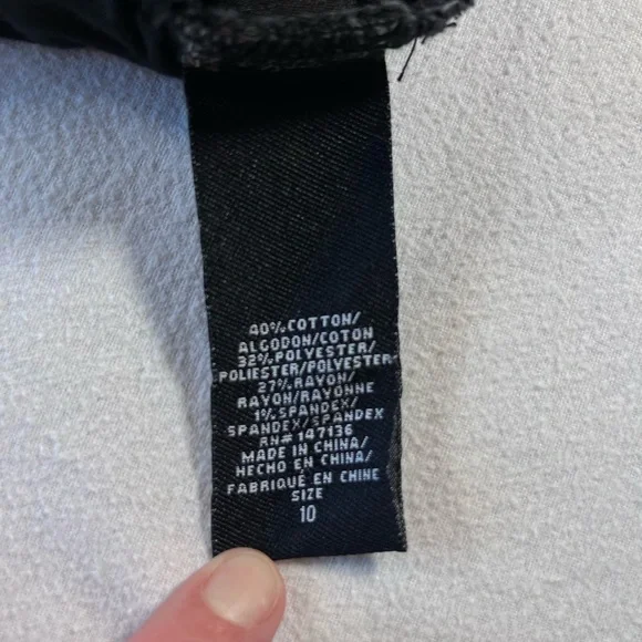 1822 Denim Black Skinny Jeans Classic Fit Women’s 10 - Picture 8 of 8